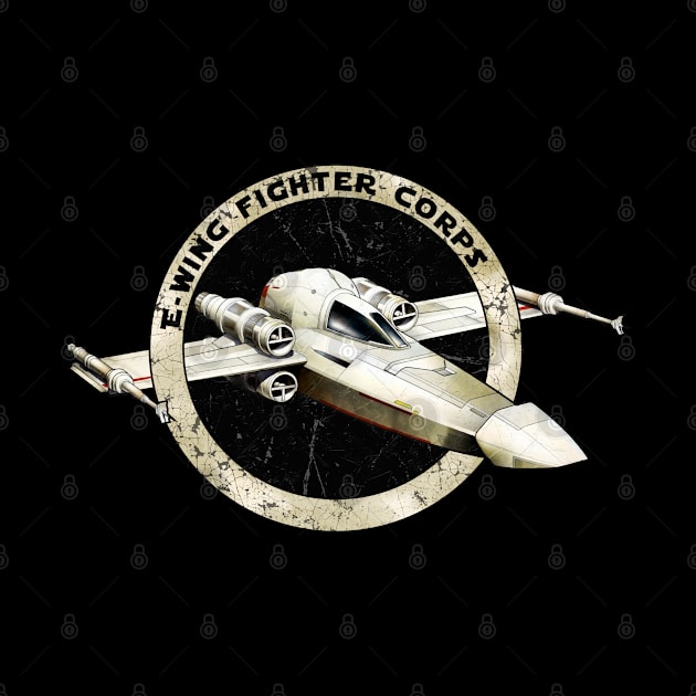 E - WING FIGHTER CORPS GOLDEN by mamahkian