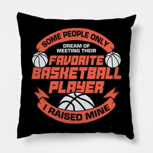 Basketball Player Dad Father Gift Pillow