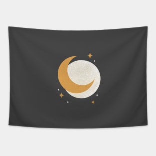 Moon Sparkle - Celestial Art Tapestry