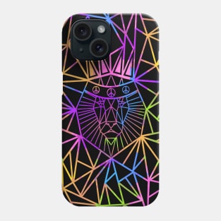 COLORFUL Geometric Lion Phone Case