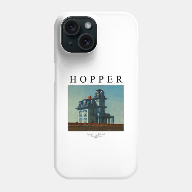 High Resolution Edward Hopper Painting House by the Railroad 1925 Phone Case by tiokvadrat