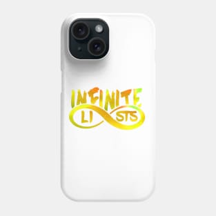 infinite lists merch Phone Case