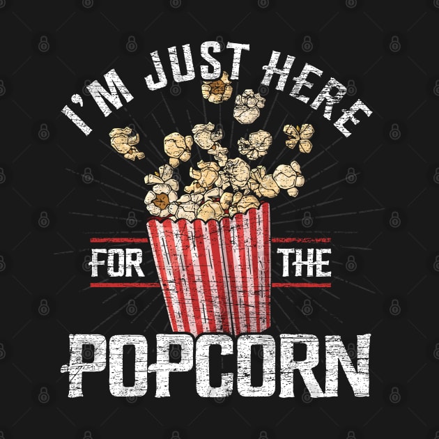 Popcorn Retro Cinema by ShirtsShirtsndmoreShirts