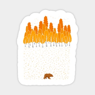 Birch and Bear Magnet