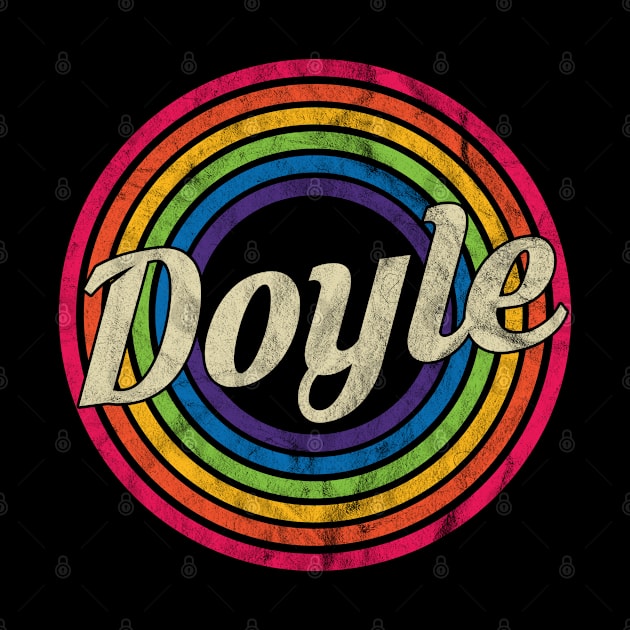 Doyle - Retro Rainbow Faded-Style by MaydenArt