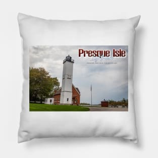 Presque Isle Lighthouse Pillow