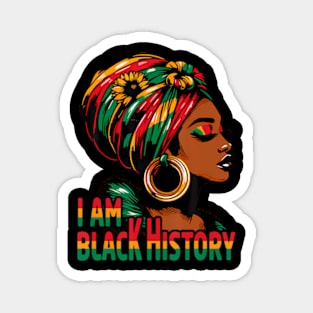 I Am Black History Month African American Juneteenth Magnet