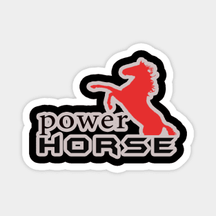 power horse design Magnet