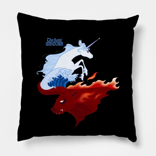 Bull and Mare Pillow by Meowlentine