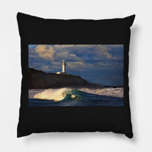 Norah Head lighthouse Pillow