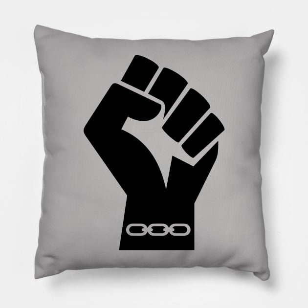 Bioshock Raised Fist Pillow by fandemonium