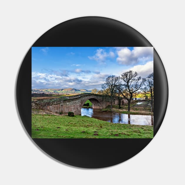 Westwood Bridge and The Cheviots Pin by Reg-K-Atkinson