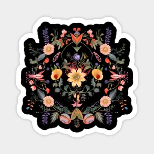 Ornamental Botanical Art Magnet