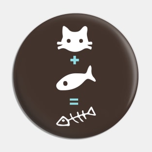 Cat eat fish Pin