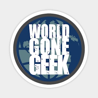 World Gone Geek - Original logo Magnet