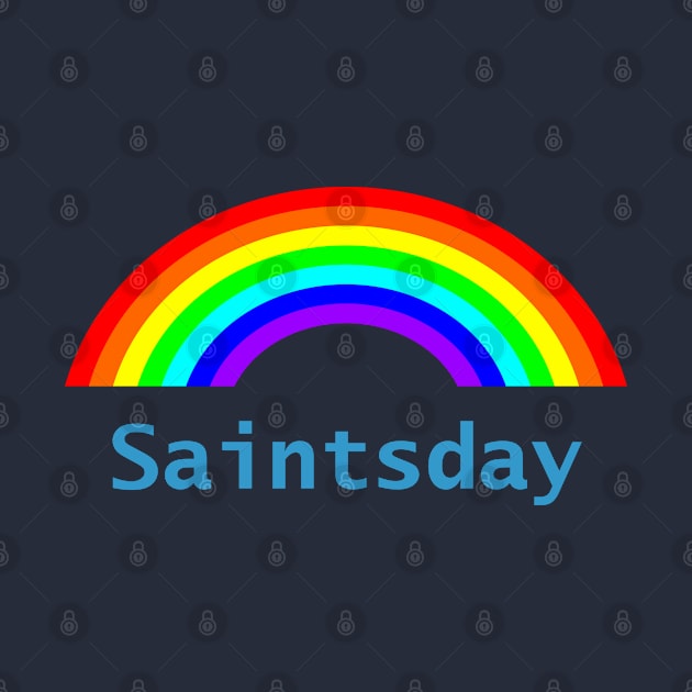 Saintsday Rainbow by ellenhenryart