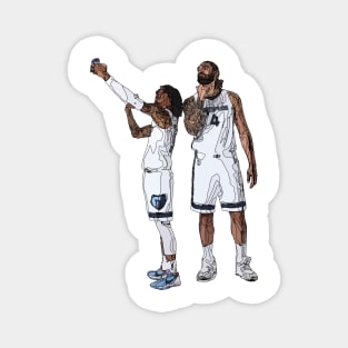 Ja Morant x Steven Adams Magnet