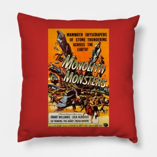 Classic Science Fiction Movie Poster - The Monolith Monsters Pillow