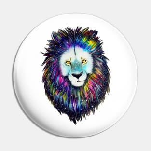 Colorful Lion Pin