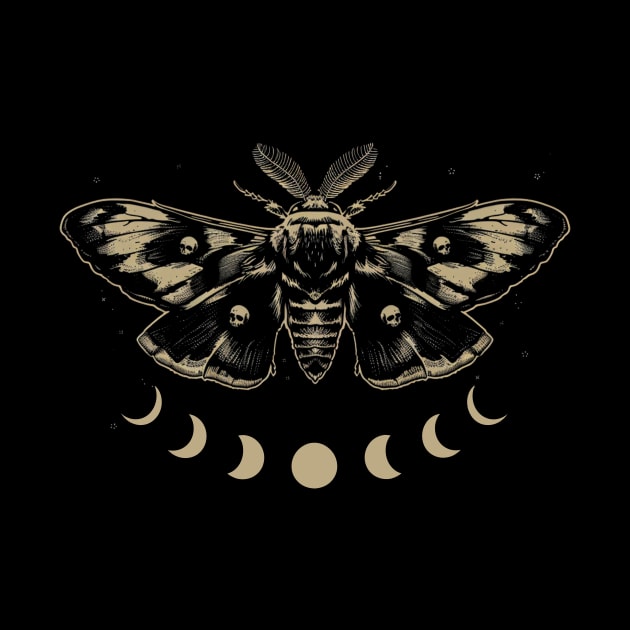 Death Head Moth by Of Smoke & Soil