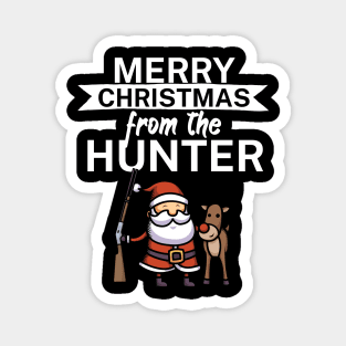 Merry christmas from the hunter Magnet