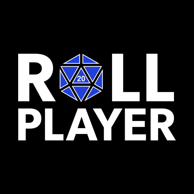 Roll Player (Blue d20) by NashSketches