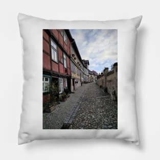 Old street in Quedlinburg Pillow