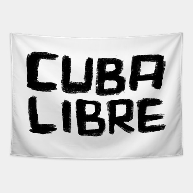 Viva Cuba: Cuba Libre Tapestry by badlydrawnbabe