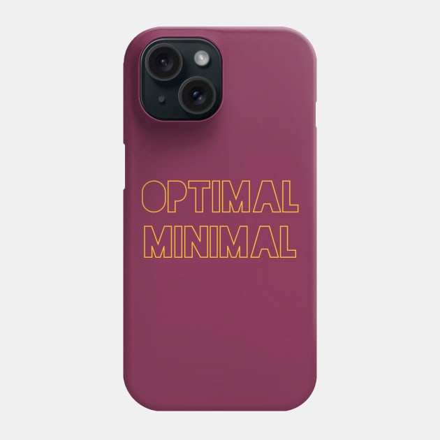 Optimal Minimal Phone Case by jimmythedog