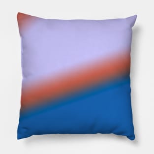 red blue white texture Pillow