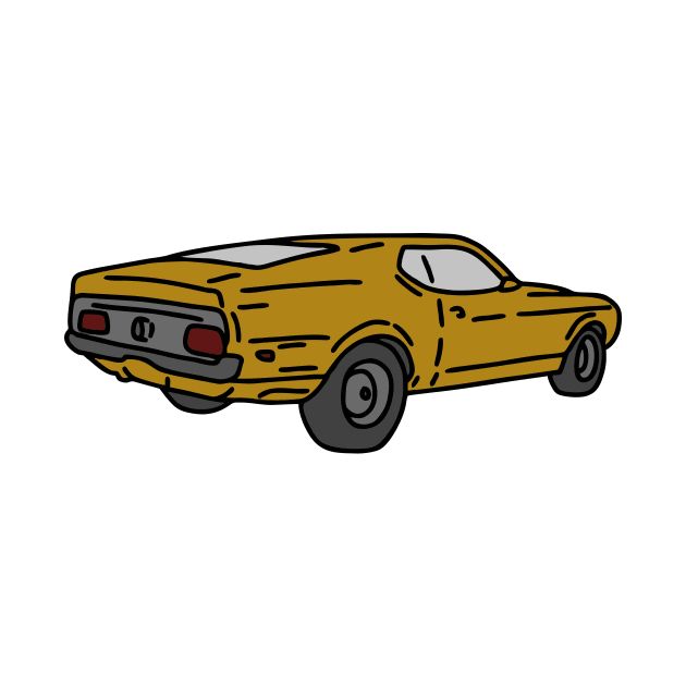 vintage retro muscle cars gift by fokaction