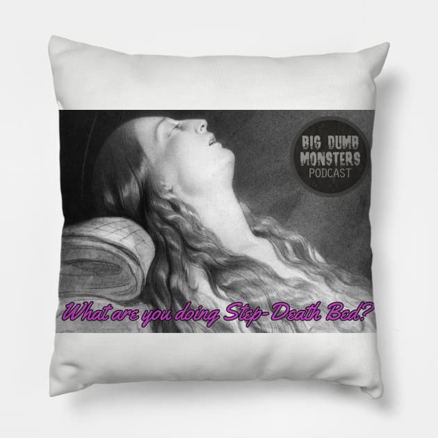 Big Dumb Monsters Death Bed Pillow by Big Dumb Monsters