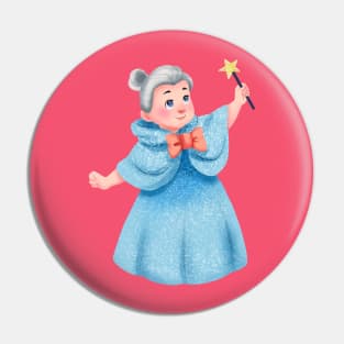 Blue fairy god-mom Pin