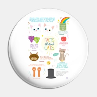 Facts About Cats Pin