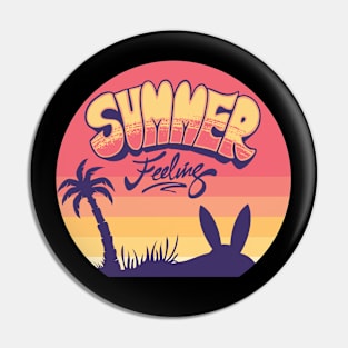 Summer Retro Vintage Art Pin