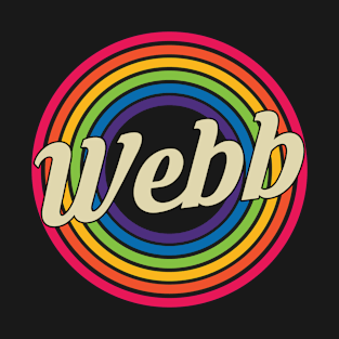 Webb - Retro Rainbow Style T-Shirt