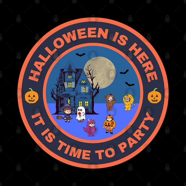 Halloween is here. It is time to party by InspiredCreative