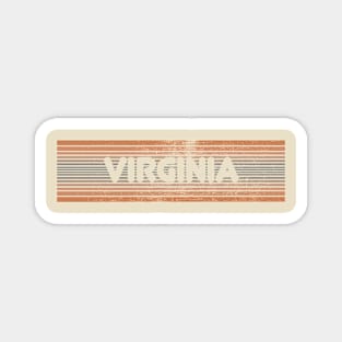 Virginia State Pride Magnet