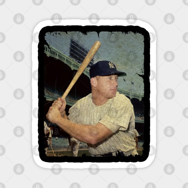 Mickey Mantle - Game 3 of The 1964 World Series Magnet by PESTA PORA