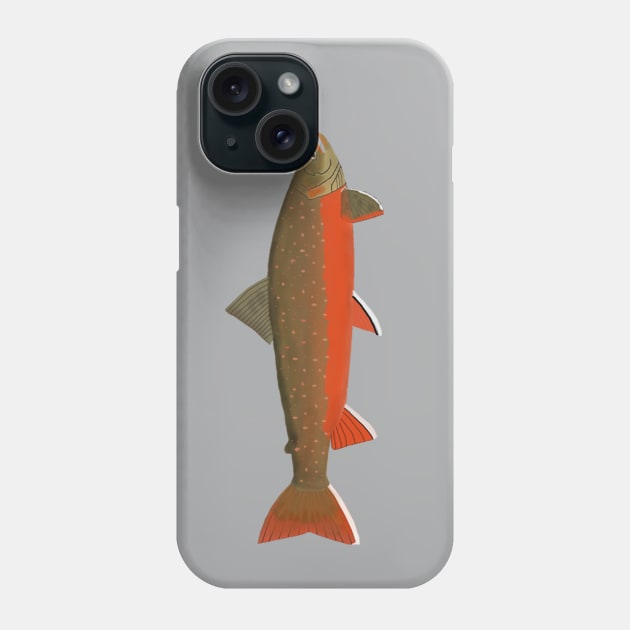 Arctic Char Phone Case by FishFolkArt