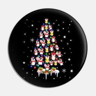 Penguin Christmas Tree Merry Christmas gift Xmas Pin