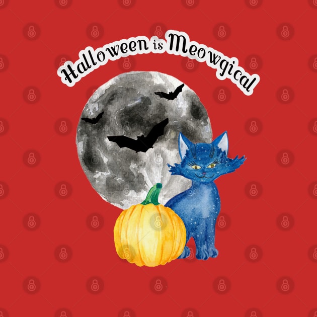 Meow-gical Halloween Cat by FamilyCurios
