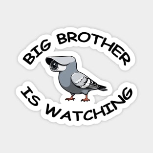 Big Brother is watching - Pidgeon Surveillance Memes Magnet
