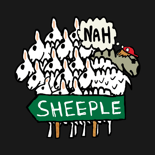 Anti Sheeple by Mark Ewbie