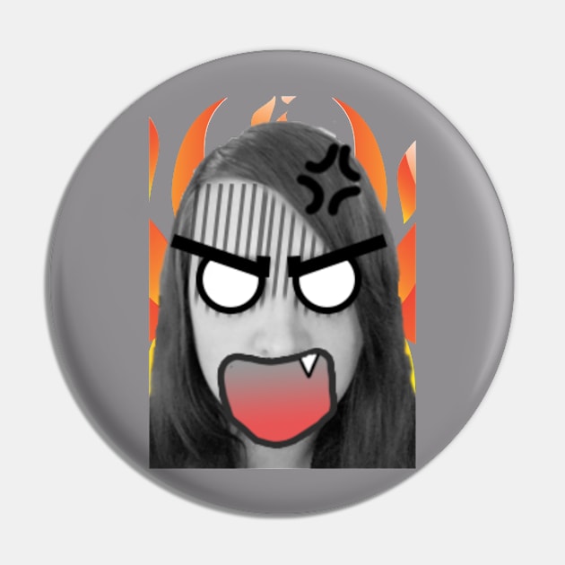 Fiery MaidenRage Pin by MaidenOfRuin