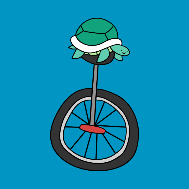 Discover Unicycle Turtle - Turtle - Pin