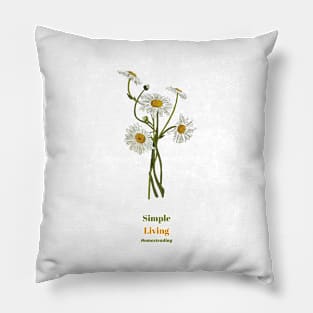 Simple Living Homesteading Pillow