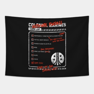 Ultimate Badass Checklist Tapestry