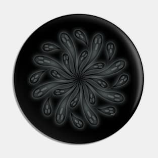 Inverted Ghost Mandala Pin