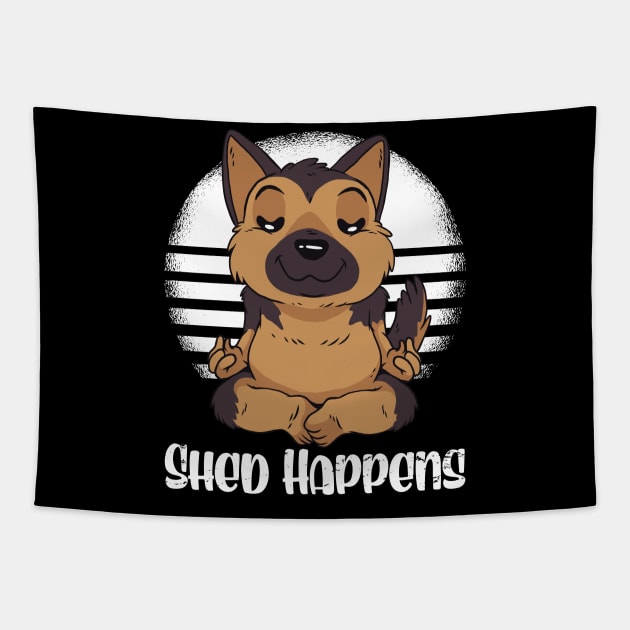 german shepherd Tapestry by JayD World